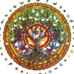 Best Unidragon Mandala - Tree of Life Wooden Jigsaw Puzzle