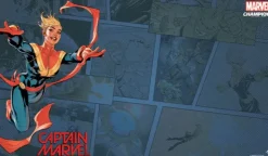 Outlet Asmodee Marvel Champions: The Card Game - Captain Marvel Game Mat
