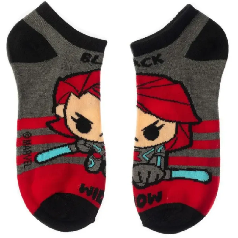 Clearance Bio World Marvel Chibi Avengers - 5 Pair Ankle Socks