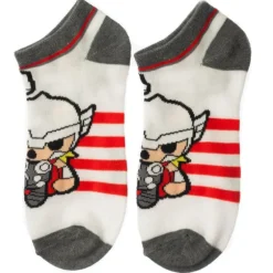 Clearance Bio World Marvel Chibi Avengers - 5 Pair Ankle Socks