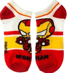 Clearance Bio World Marvel Chibi Avengers - 5 Pair Ankle Socks