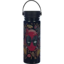 Discount Bio World Marvel Deadpool 17 oz. UV Stainless Steel Bottle
