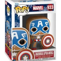Hot Funko Marvel Holiday - Gingerbread Captain America Pop! Vinyl Figure