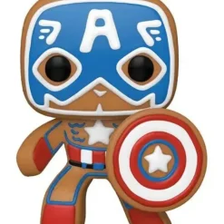 Hot Funko Marvel Holiday - Gingerbread Captain America Pop! Vinyl Figure