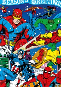 Discount Buffalo Games Marvel: Seasons Greetings from The Avengers - 500 Piece Puzzle