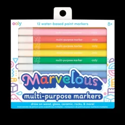 Online Ooly Marvelous Multi-Purpose Paint Markers Set Of 12