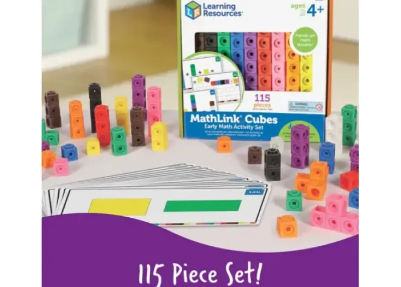 Outlet Learning Resources Mathlink Cubes Early Math Activity Set