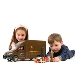 Clearance Bruder MB Sprinter UPS Truck with Manually Operated Pallet Jack