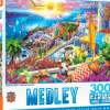 Hot MasterPieces Medley - Santorini Sails - 300 Piece EzGrip Puzzle