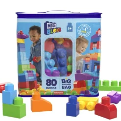 Hot Mattel Mega Bloks First Builders Big Building Bag