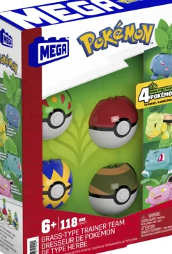 Outlet Mattel Mega Construx Pokemon - Grass-Type Trainer Team