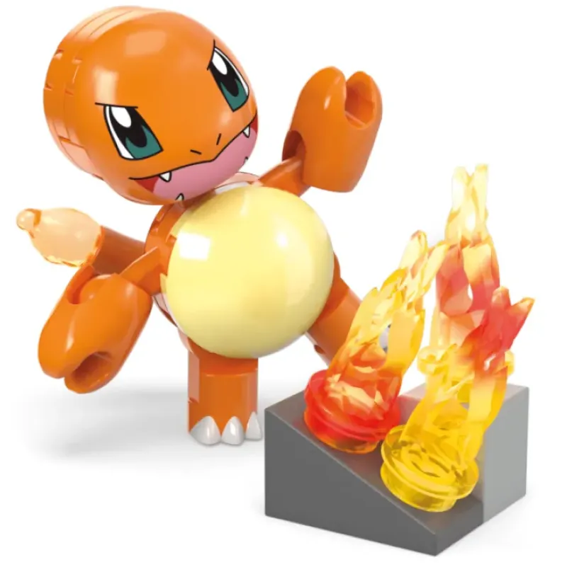 Online Mattel Mega Construx Pokemon - Charmander's Fire-Type Spin