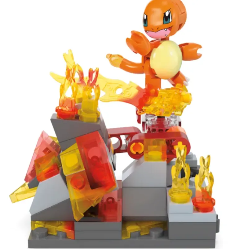 Online Mattel Mega Construx Pokemon - Charmander's Fire-Type Spin