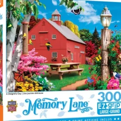 Hot MasterPieces Memory Lane - A Delightful Day - 300 Piece EzGrip Puzzle