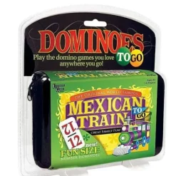 Sale University Games Mexican Train To Go Dominoes