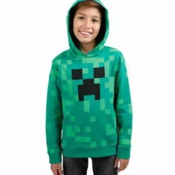 Discount Bio World Minecraft: Creeper - Cosplay Youth Hoodie