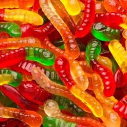 Best Albanese Confectionery Mini Assorted Fruit Gummi Worms 5 lb. Bag