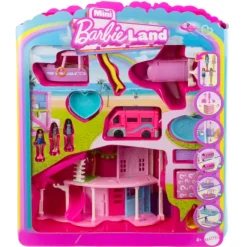Sale Mattel Mini Barbieland - Dreamhouse & 3-Vehicle Playset