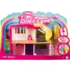 Hot Mattel Mini Barbieland Doll And Accessories - House with Yellow Slide