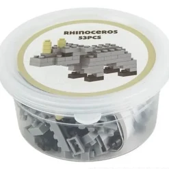 Clearance Adventure Planet Mini Blocks - Rhinoceros 53 Pieces
