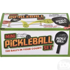 Hot The Toy Network Mini Desktop Pickleball Set