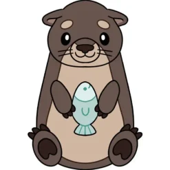 New Squishable Mini - River Otter - 9