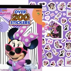 Online United Party Minnie Bowtique 4 Sheet Foil Cover Sticker Pad, 200+ Stickers