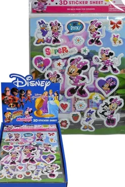 Clearance United Party Minnie Bowtique Raised Sticker Sheet