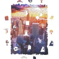 Clearance Unidragon Morning in New York Wooden Jigsaw Puzzle