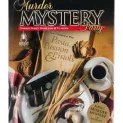 Outlet University Games Murder Mystery Party Game - Pasta, Passion & Pistols