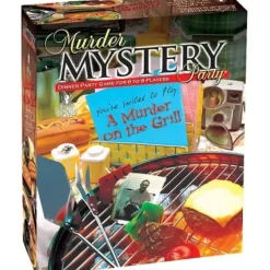 New University Games Murder Mystery Party Game - A Murder on the Grill