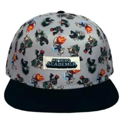 Online Bio World My Hero Academia - Sublimated Youth Flat Bill Snapback Hat