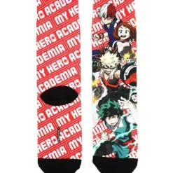 Outlet Bio World My Hero Academia - Sublimated Print 3 Pair Youth Crew Socks