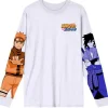 Sale Bio World Naruto & Sasuke Monochromatic Long Sleeve Unisex Tee