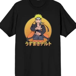 Discount Bio World Naruto Uzumaki Kanji Unisex Tee