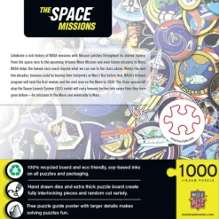 New MasterPieces NASA - The Space Missions - 1000 Piece Puzzle