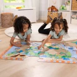 Online Melissa u0026 Doug National Parks U.S.A. Map Floor Puzzle – 45 Piece