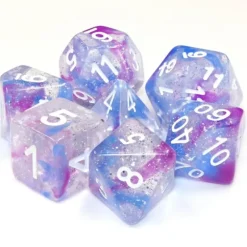 Discount Legacy Dice Nebula Star - 7 Dice Set with Bag