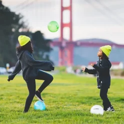 Best Tangle Nightball Glow in the Dark Light Up Soccer Ball Orange
