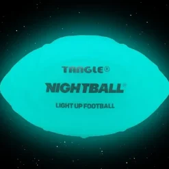 Tangle Nightball Glow in the Dark Light Up Football Blue