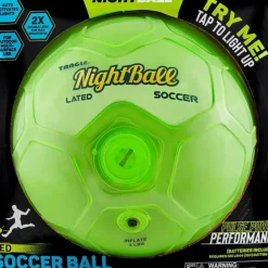 Online Tangle Nightball Glow in the Dark Light Up Soccer Ball Green