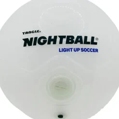 New Tangle Nightball Glow in the Dark Light Up Soccer Ball White