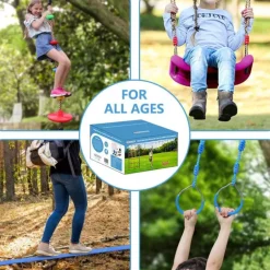 Best Great Playthings Ninja Warrior Obstacle Course with 8 accessories