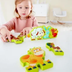 Online Hape Numbers & Farm Animals Puzzle