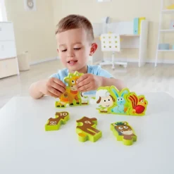 Online Hape Numbers & Farm Animals Puzzle