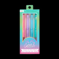 Clearance Ooly Oh My Glitter! Gel Pens - Set of 4