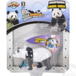 Hot Adventure Planet Panda Robot Action Figure