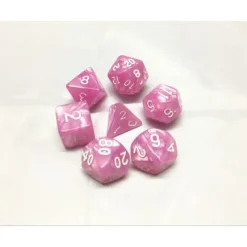 Hot Legacy Dice Pearl 7 Dice Set with Bag
