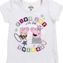 Outlet Childrens Apparel PEPPA PIG White Girls Toddler T-Shirt