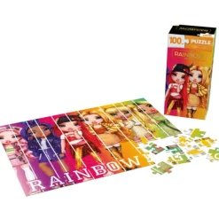 Hot Spin Master 100-Piece Tower Jigsaw Puzzle - Rainbow High